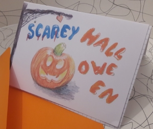 popup-lettercard: Scary Halloween