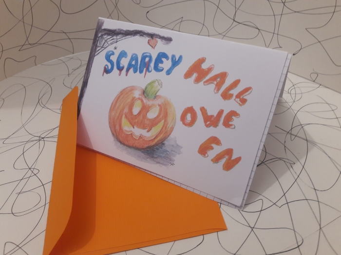 Popup Lettercard: Enlightened Pumpkin tries to scare viewers from viewing